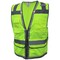 Ge Green Surveyor Vest, Reflective Tape 10 Pockets, M GV088GM - alternate 1